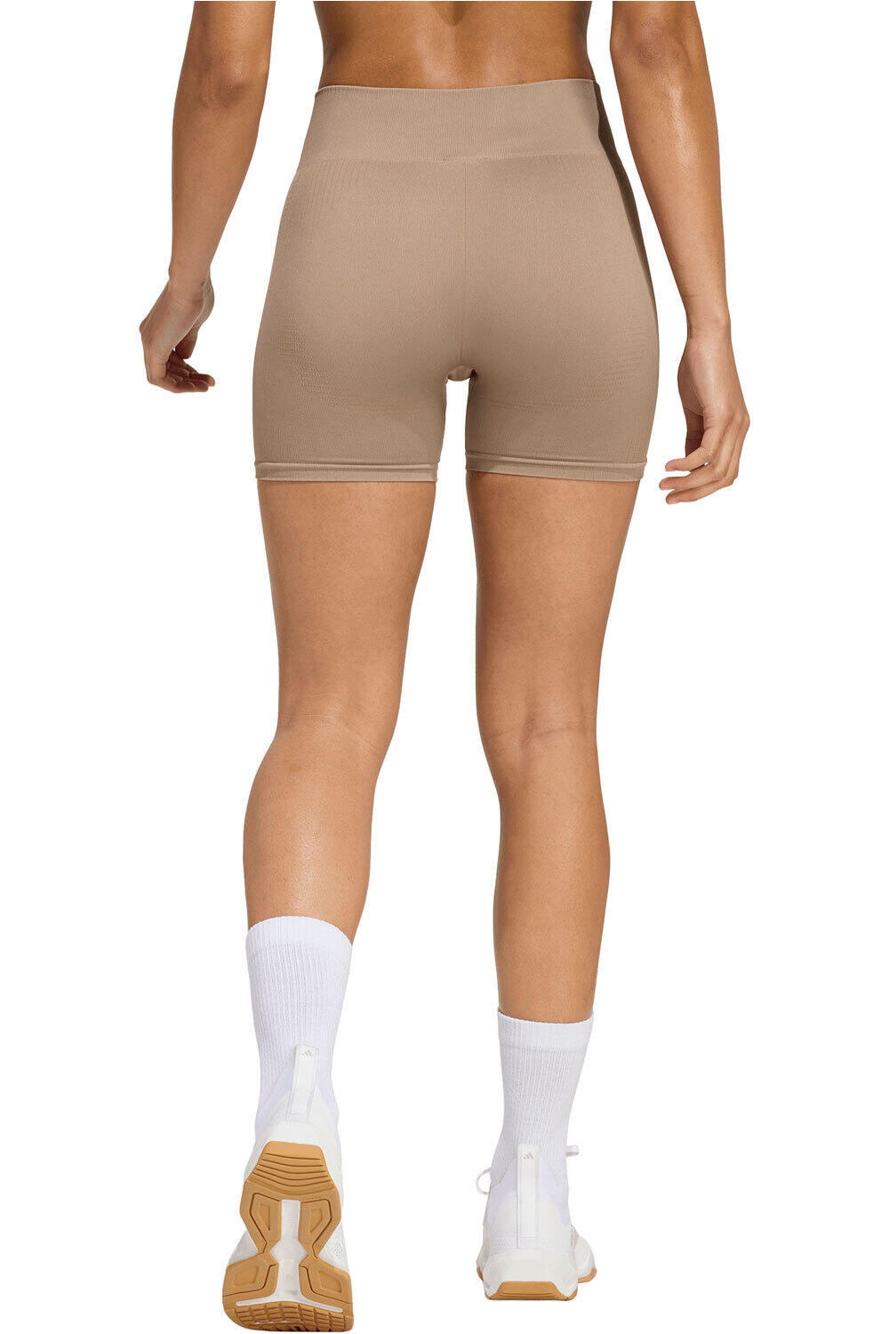 adidas pantalones y mallas cortas fitness mujer 10 CM ESSENTIALS vista trasera