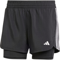 adidas pantalones y mallas cortas fitness mujer 2-IN-1 PACER 04