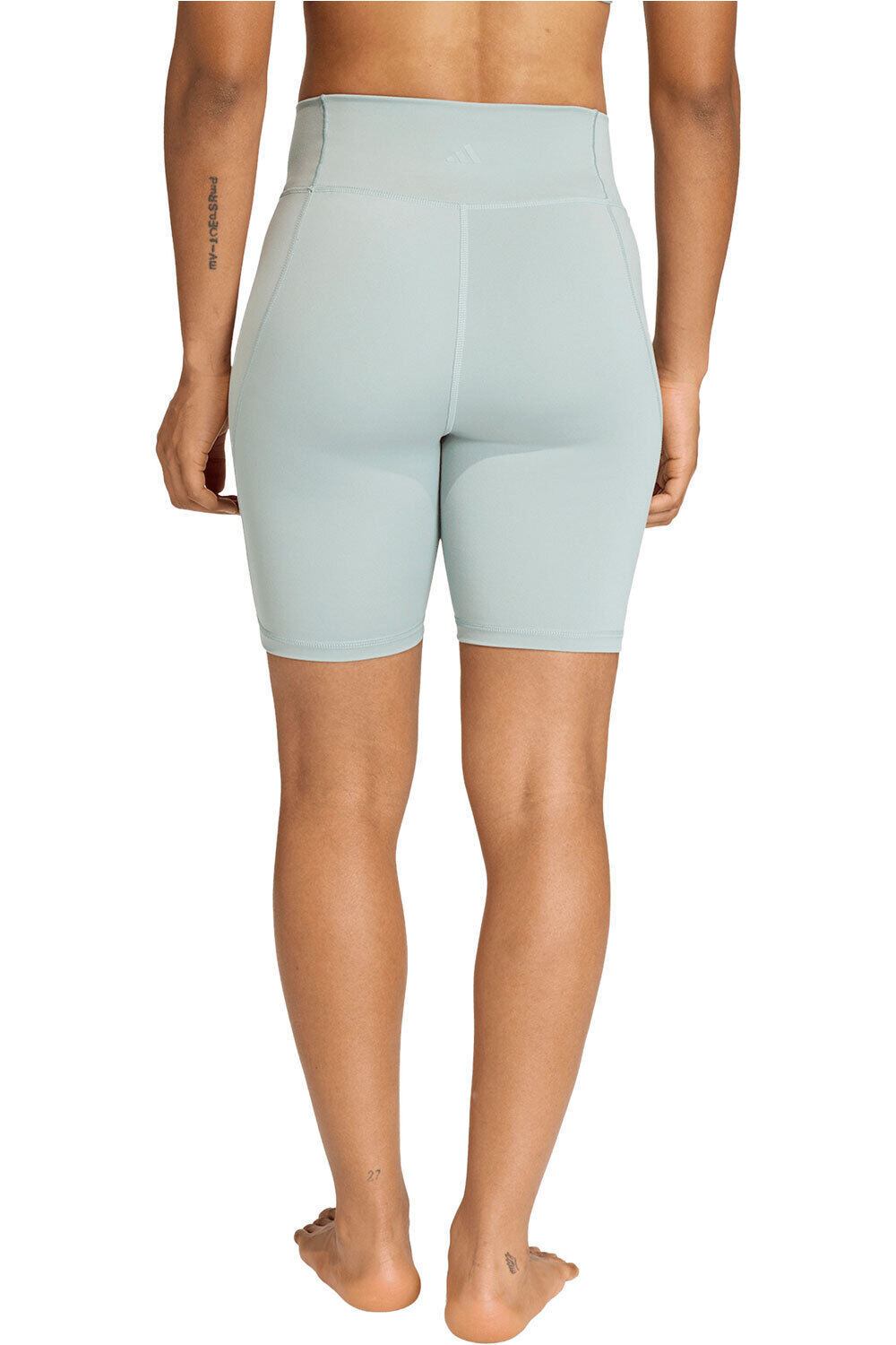 adidas pantalones y mallas cortas fitness mujer ALL ME ESSENTIALS 7-INCH vista trasera