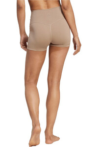 adidas pantalones y mallas cortas fitness mujer ALL ME SCULPT BOOTY vista trasera