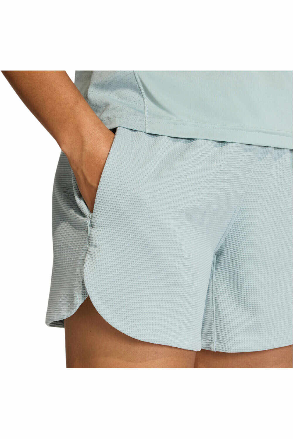 adidas pantalones y mallas cortas fitness mujer GOFRADO DE ENTRENAMIENTO PACER 03