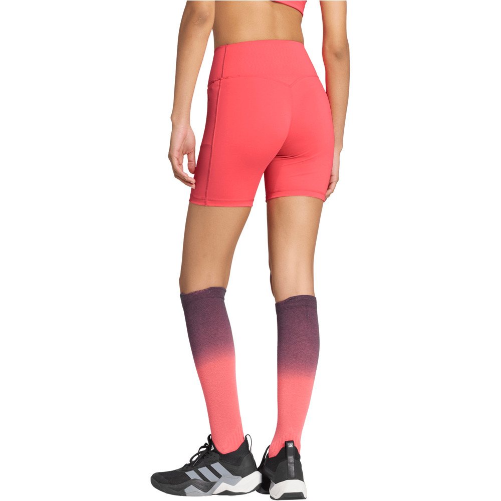adidas pantalones y mallas cortas fitness mujer _M_OPT PWR  SHO L 5 vista trasera
