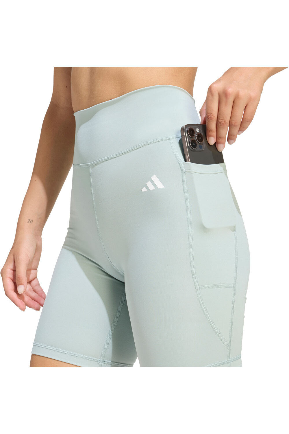 adidas pantalones y mallas cortas fitness mujer OPTIM ESSENTIALS 03