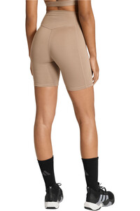adidas pantalones y mallas cortas fitness mujer OPTIM ESSENTIALS vista trasera