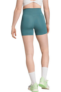 adidas pantalones y mallas cortas fitness mujer OPTIME 3 STRIPES 1/4 vista trasera