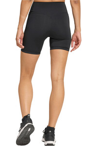adidas pantalones y mallas cortas fitness mujer OPTIME POWER SHORT vista trasera