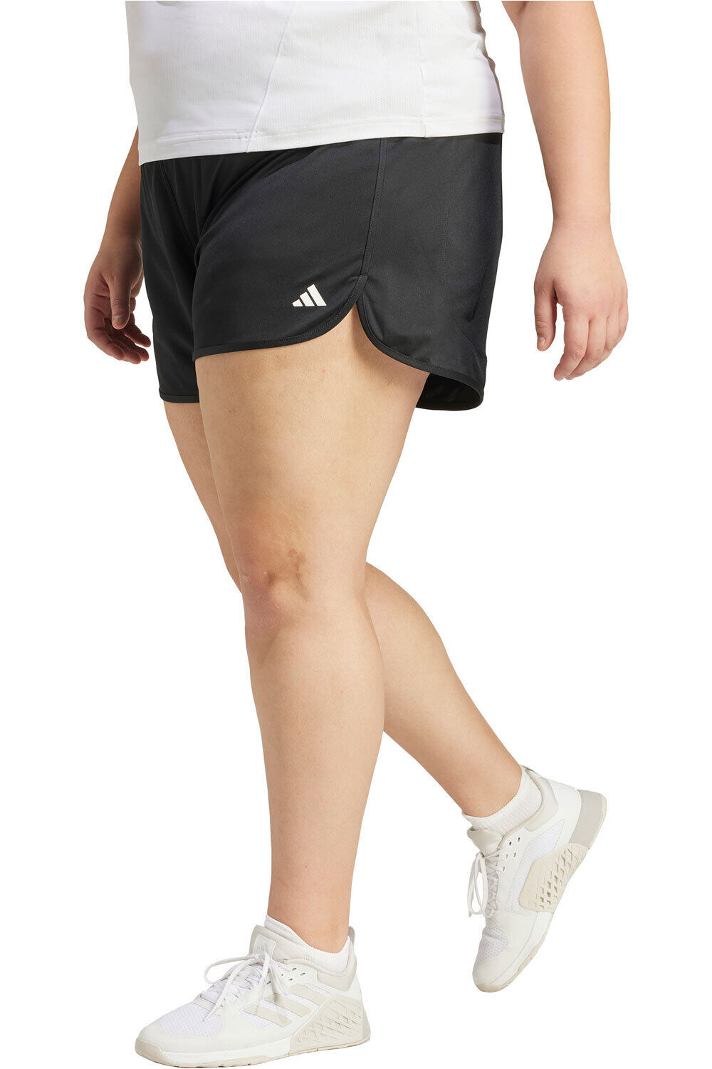 adidas pantalones y mallas cortas fitness mujer PACER KNIT H PS vista frontal