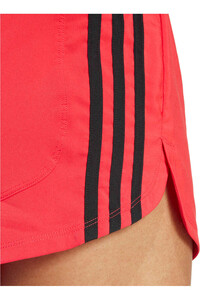 adidas pantalones y mallas cortas fitness mujer PACER TRAINING 3-STRIPES 03