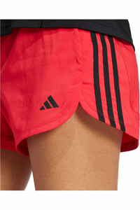 adidas pantalones y mallas cortas fitness mujer PACER TRAINING 3-STRIPES vista detalle