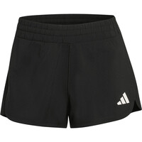 adidas pantalones y mallas cortas fitness mujer SHORTS PACER WORKOUT 3-STRIPES STAY IN PLAY vista frontal