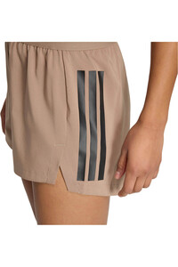 adidas pantalones y mallas cortas fitness mujer TEJIDO HYPERGLAM 3 STRIPES 03