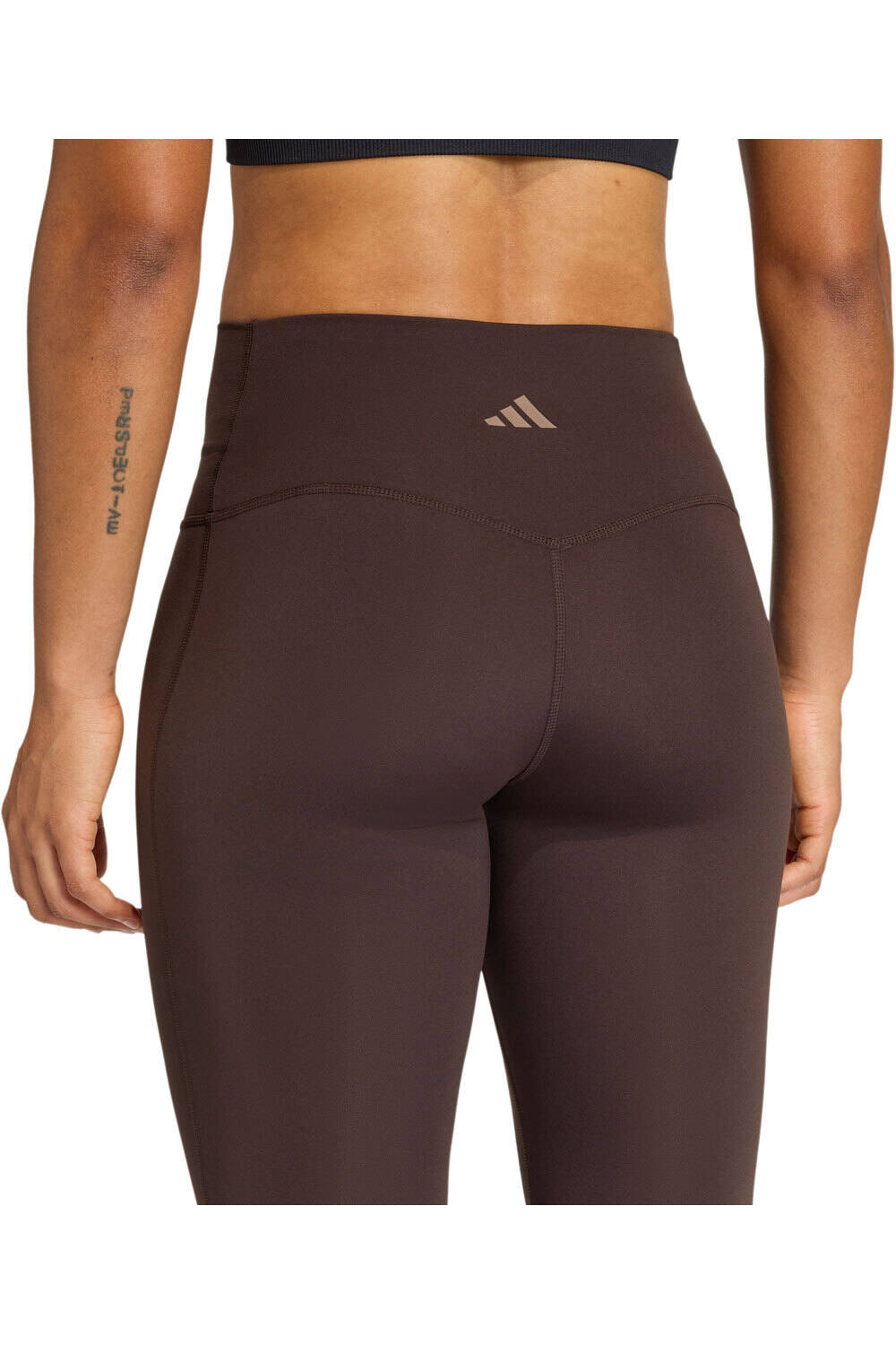 adidas pantalones y mallas largas fitness mujer 7/8 3 STRIPES STUDIO ALL ME vista detalle