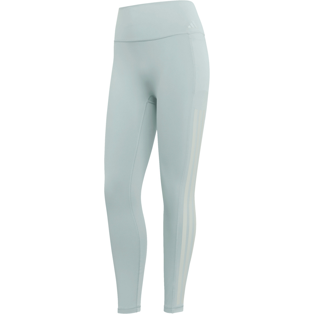 adidas pantalones y mallas largas fitness mujer 7/8 OPTIME 3 STRIPES 04