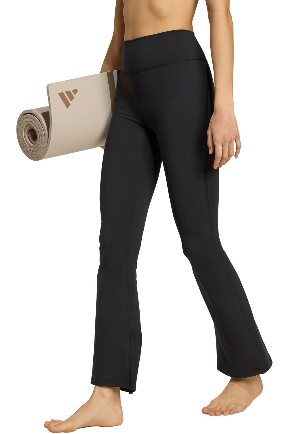 adidas pantalones y mallas largas fitness mujer ALLME ESS FLARE vista frontal
