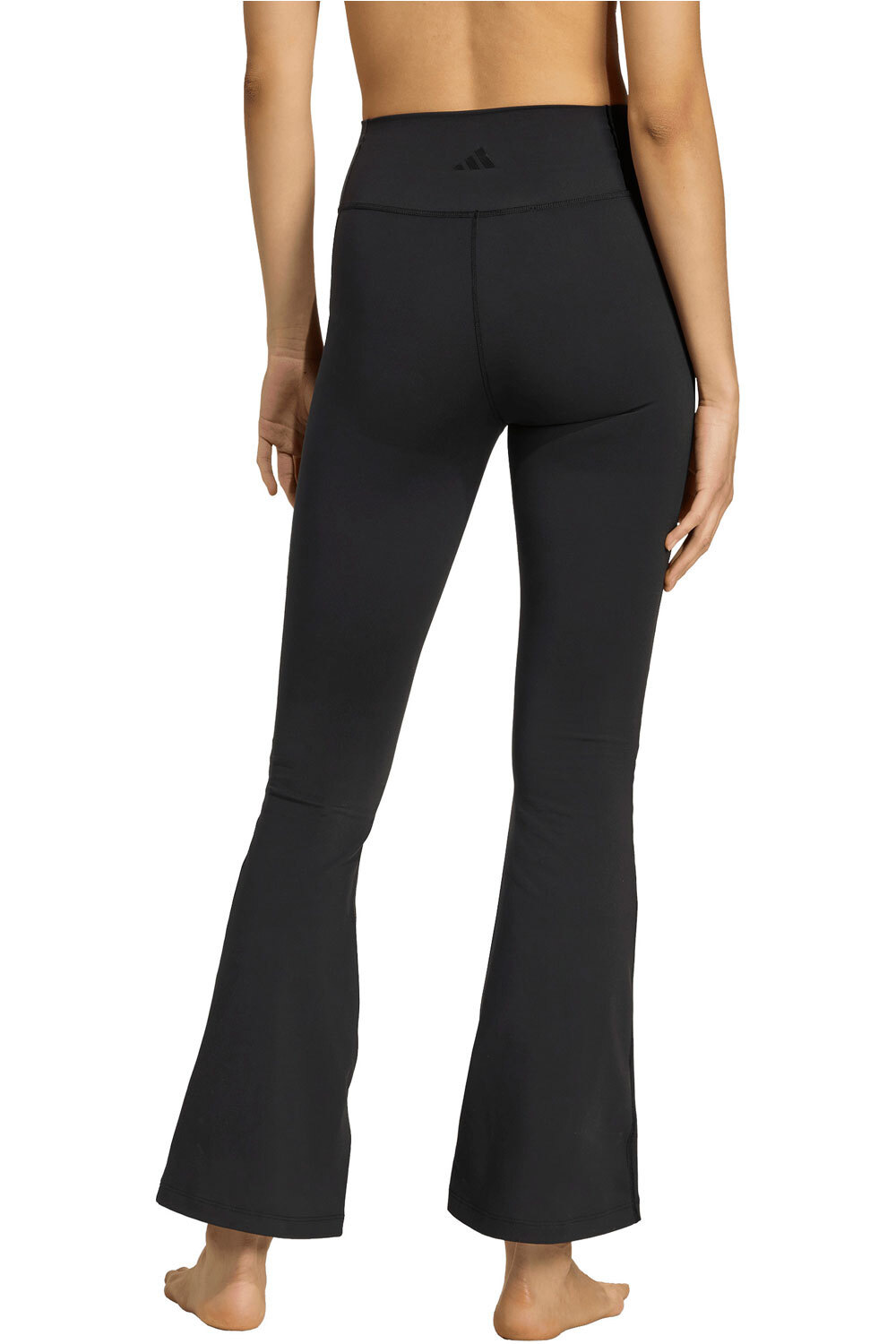 adidas pantalones y mallas largas fitness mujer ALLME ESS FLARE vista trasera