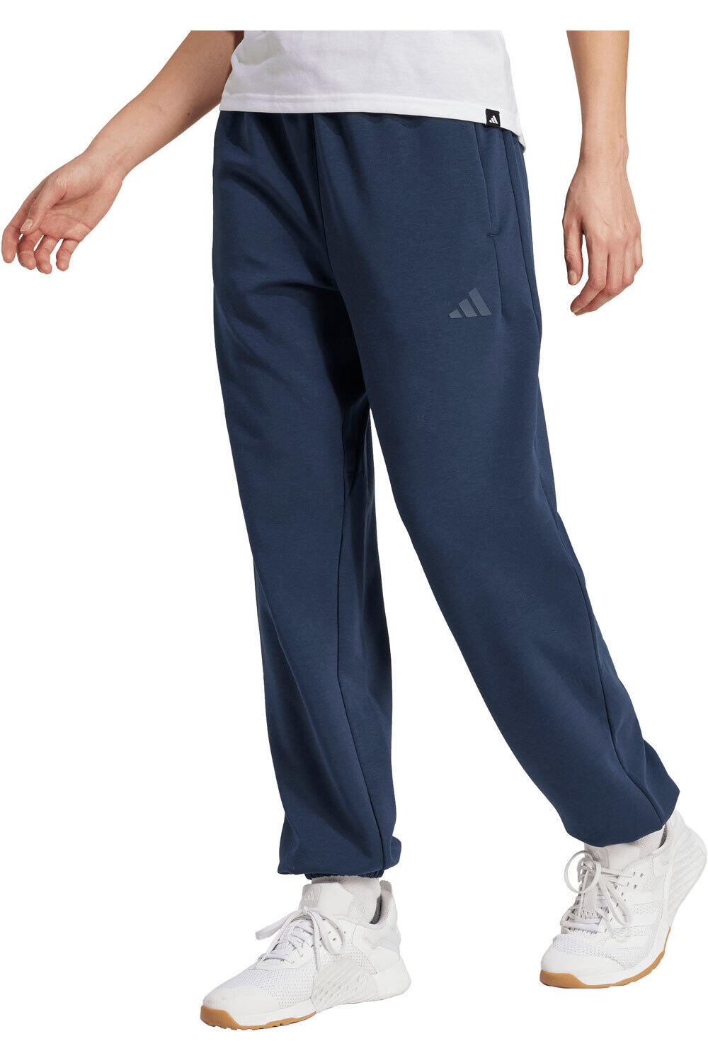 adidas pantalones y mallas largas fitness mujer D4T WARM UP vista frontal