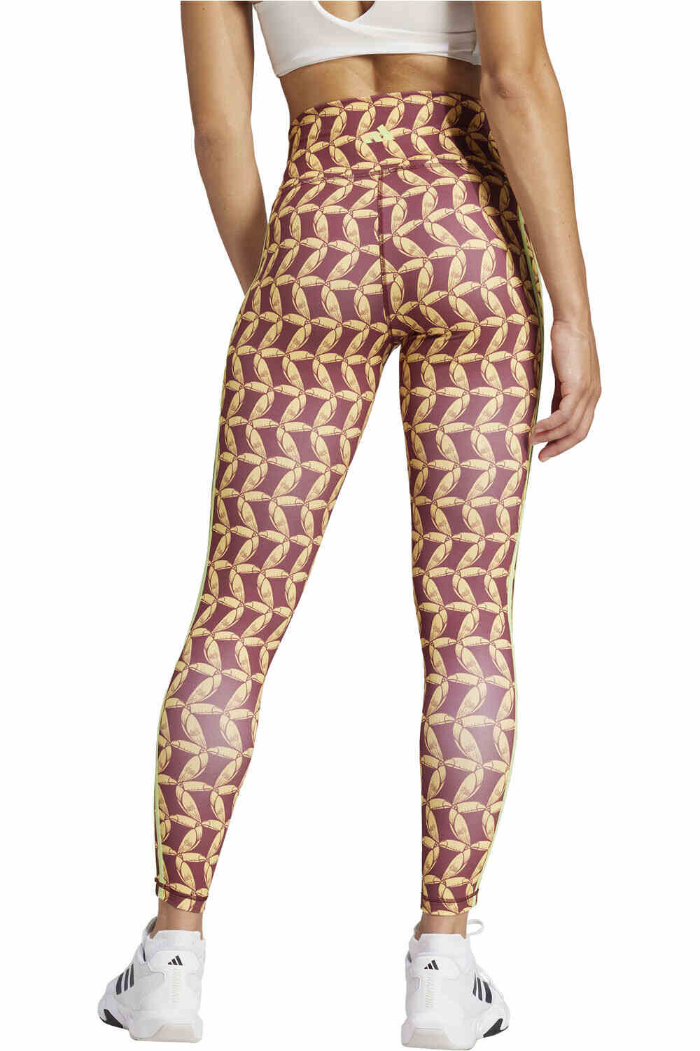 adidas pantalones y mallas largas fitness mujer FARM LEGGINGS vista trasera