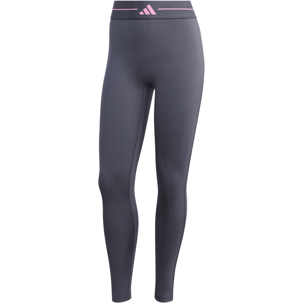 adidas pantalones y mallas largas fitness mujer HYPERGLAM 3 BANDAS 04
