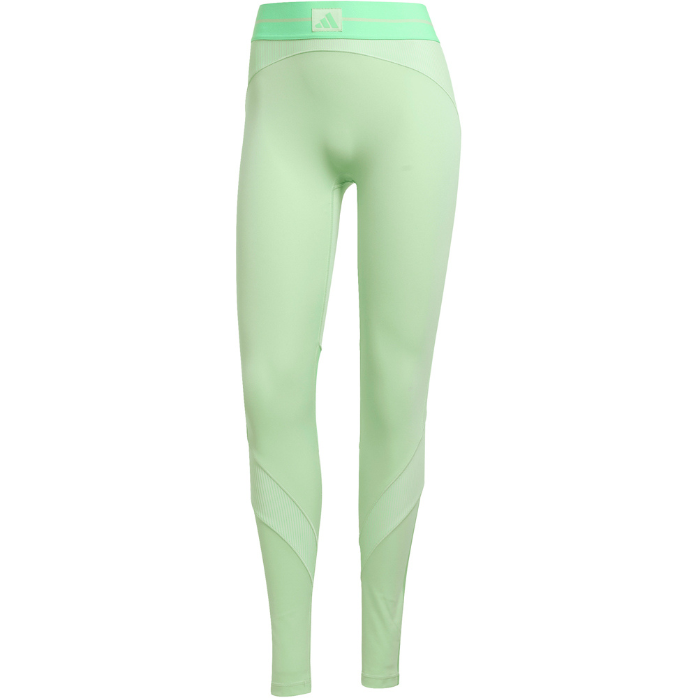 adidas pantalones y mallas largas fitness mujer HYPERGLAM RIB 1/1 vista detalle