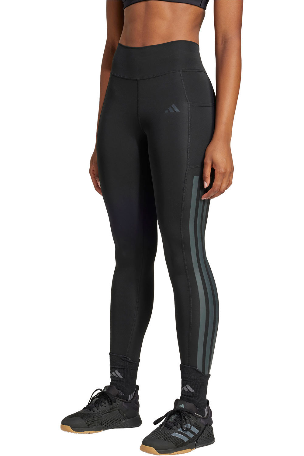 adidas pantalones y mallas largas fitness mujer OPT 3S 1/1 vista frontal