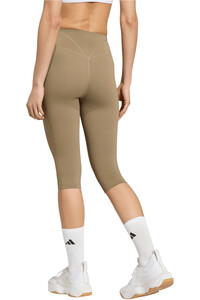adidas pantalones y mallas largas fitness mujer OPT CON CAPRI L vista trasera