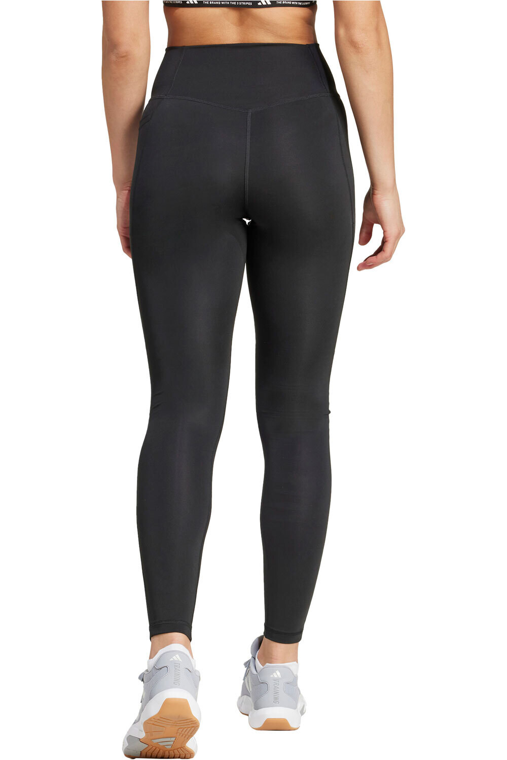 adidas pantalones y mallas largas fitness mujer OPT ESS ST 1/1 vista trasera