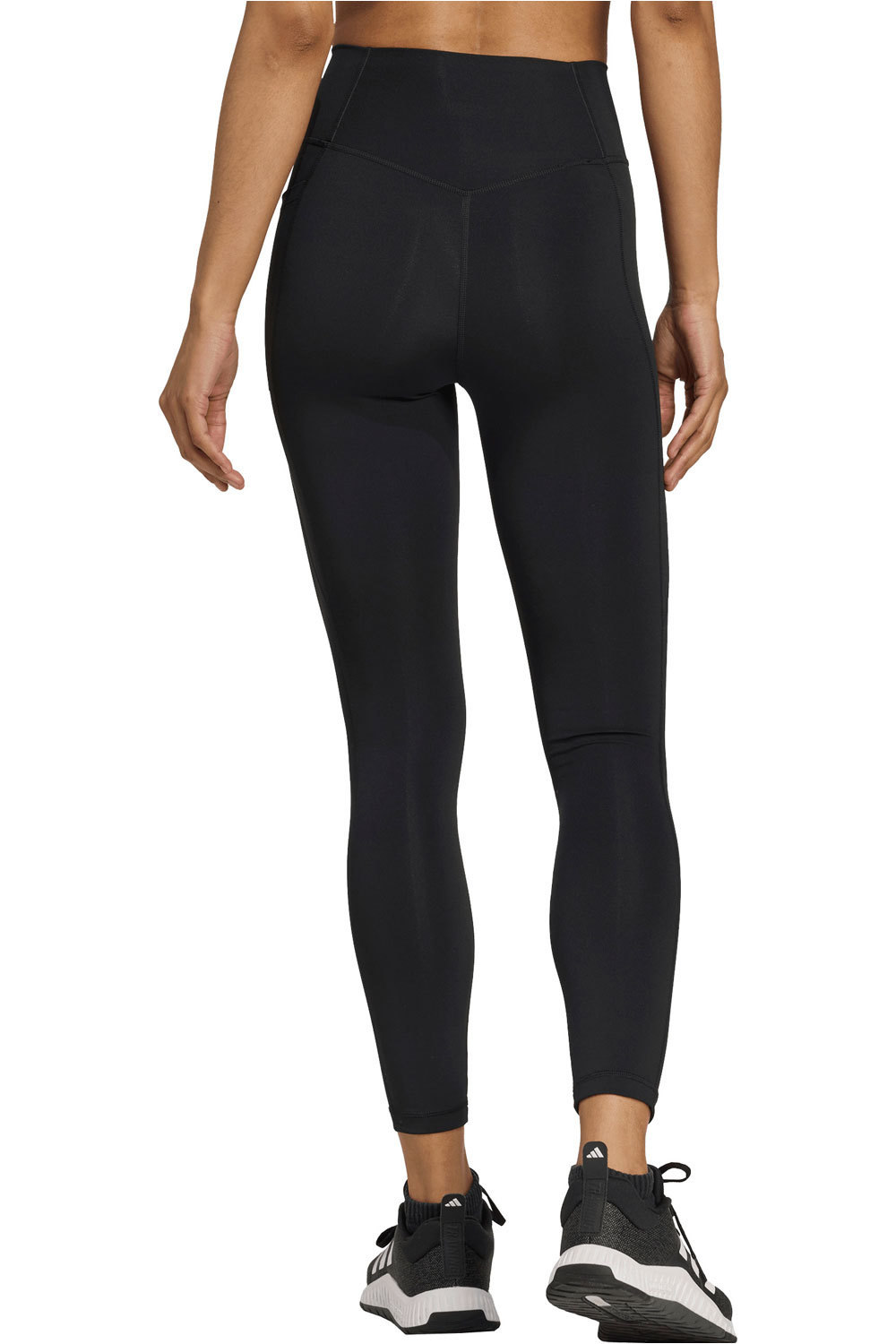 adidas pantalones y mallas largas fitness mujer OPT POW ESS 7/8 vista trasera