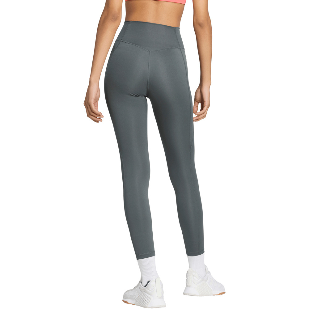 adidas pantalones y mallas largas fitness mujer OPT POW ESS 7/8 vista trasera