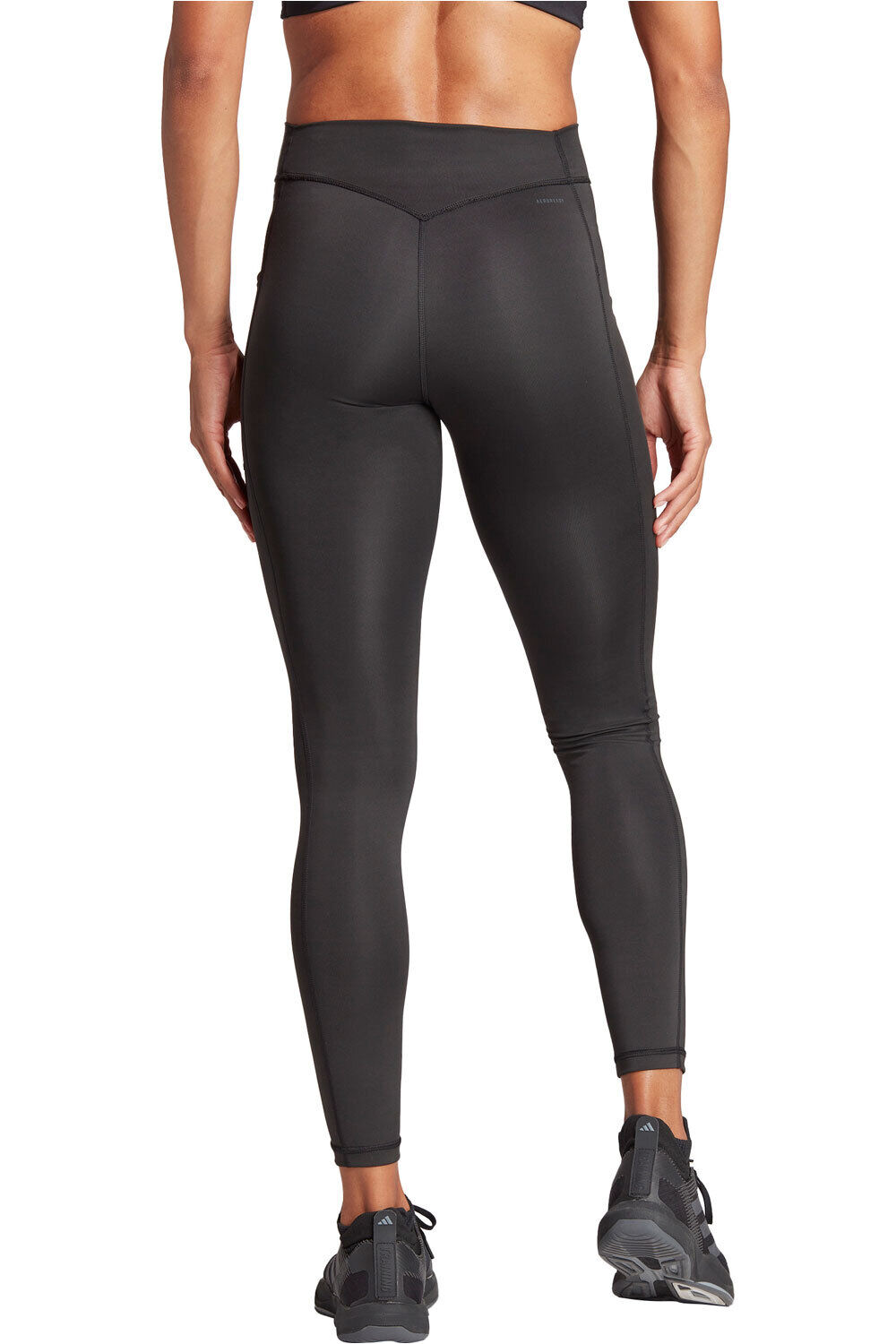 adidas pantalones y mallas largas fitness mujer OPT ST MR 7/8 L vista trasera