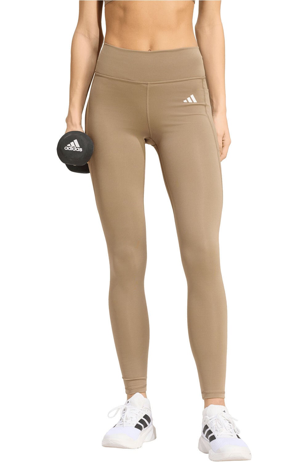 adidas pantalones y mallas largas fitness mujer OPTIM ESSENTIALS vista frontal