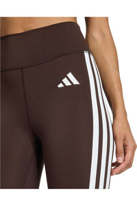 adidas pantalones y mallas largas fitness mujer OPTIME ESSENTIALS 3-STRIPES FLARED vista detalle