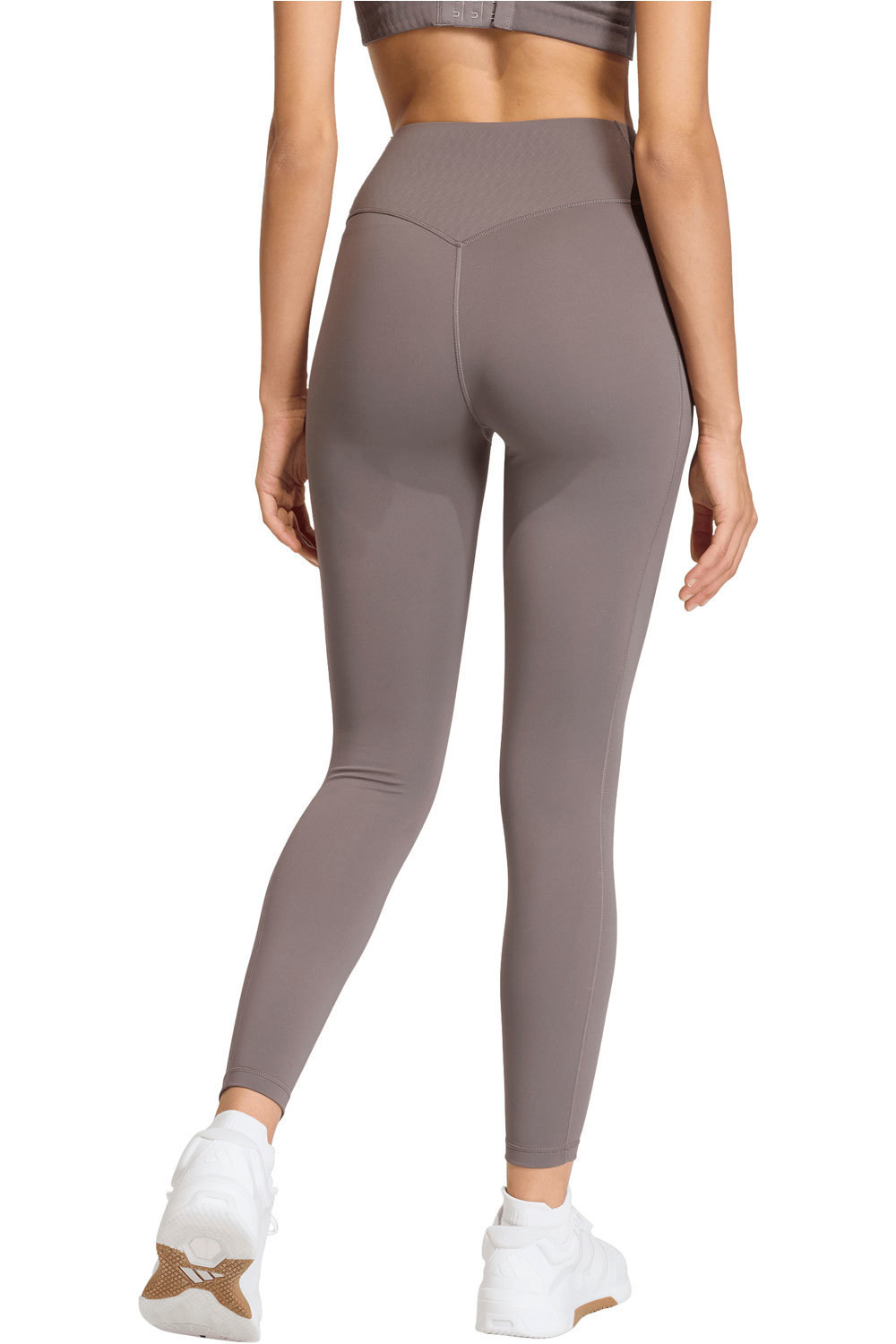 adidas pantalones y mallas largas fitness mujer OPTIME POWER vista trasera