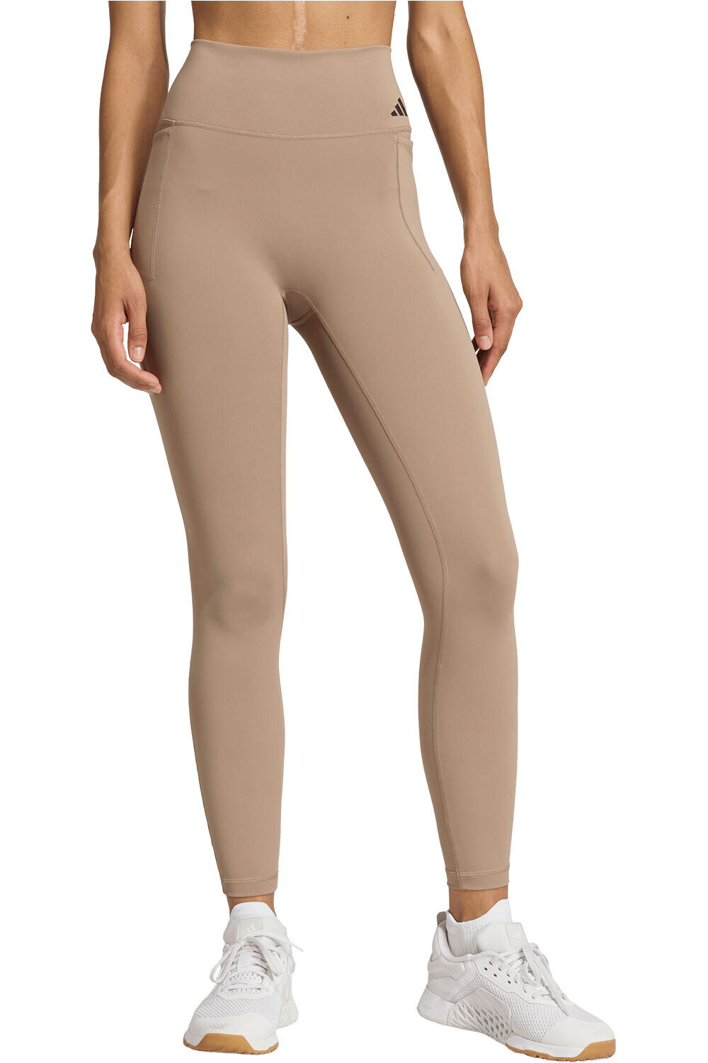 adidas pantalones y mallas largas fitness mujer OPTIME vista frontal