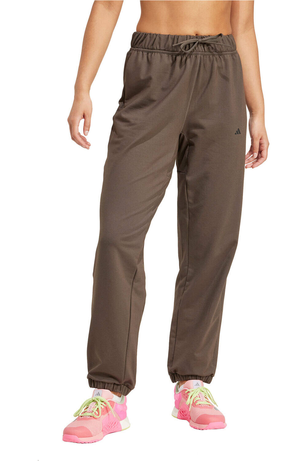 adidas pantalones y mallas largas fitness mujer POWER PANT vista frontal