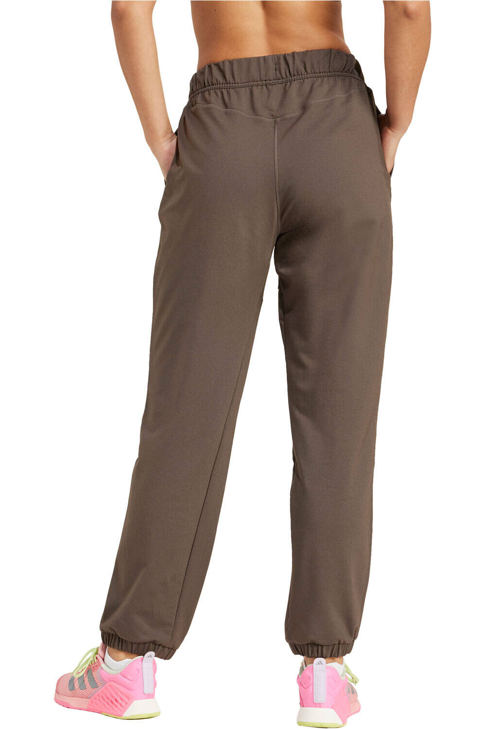 adidas pantalones y mallas largas fitness mujer POWER PANT vista trasera