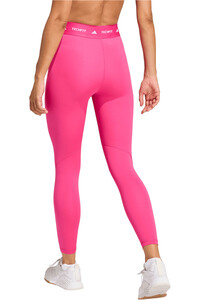 adidas pantalones y mallas largas fitness mujer TECHFIT 7/8 vista trasera