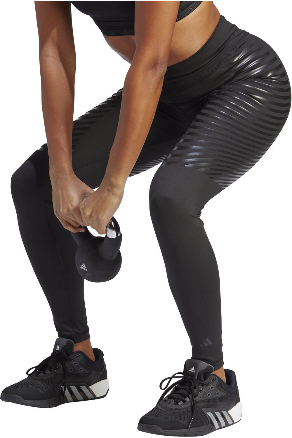 adidas pantalones y mallas largas fitness mujer TF CONTROL L vista frontal