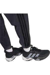 adidas pantalones y mallas largas fitness mujer TRAIN ESSENTIALS WOVEN 3 BANDAS vista detalle