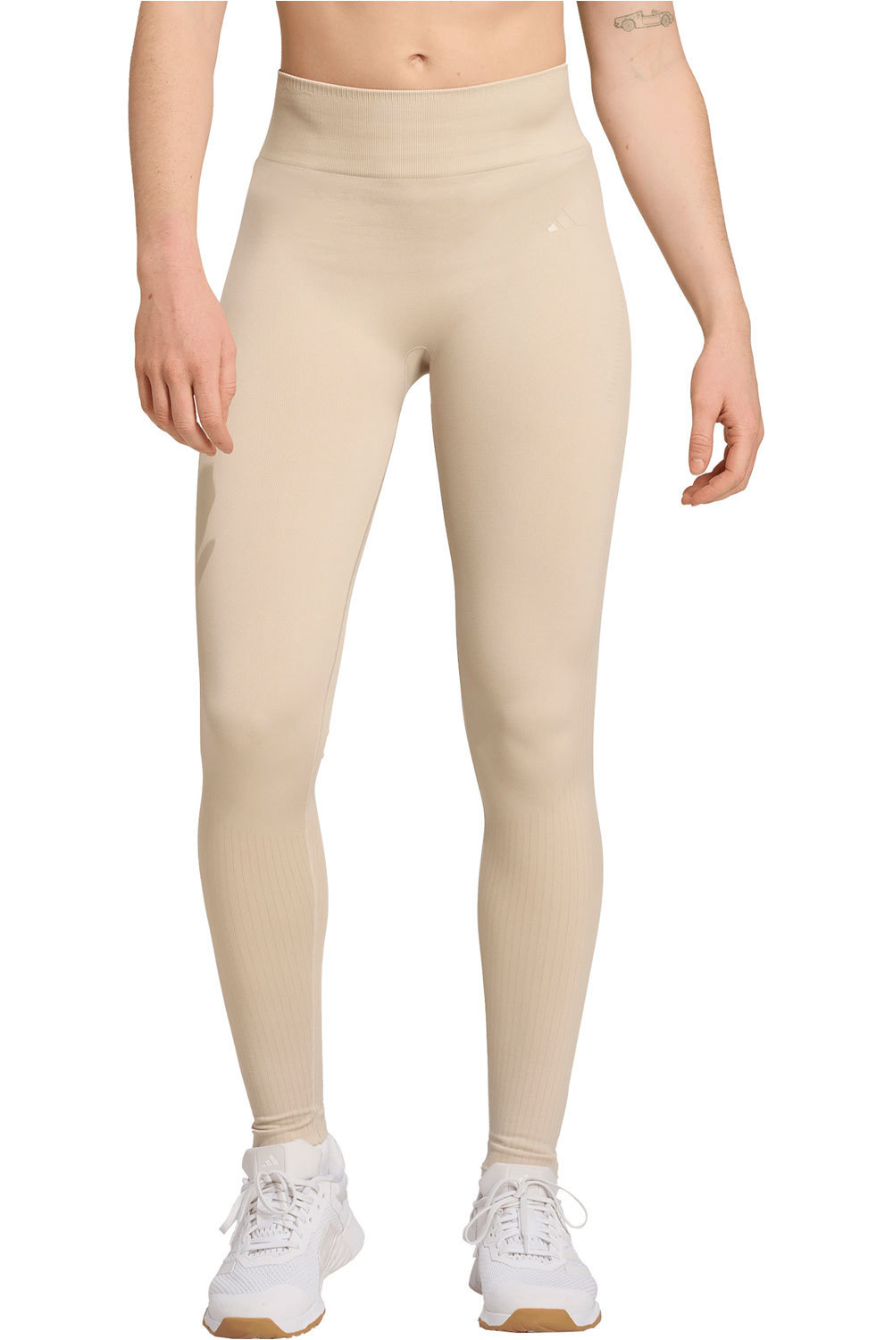 adidas pantalones y mallas largas fitness mujer WE KNIT 1/1 L vista frontal