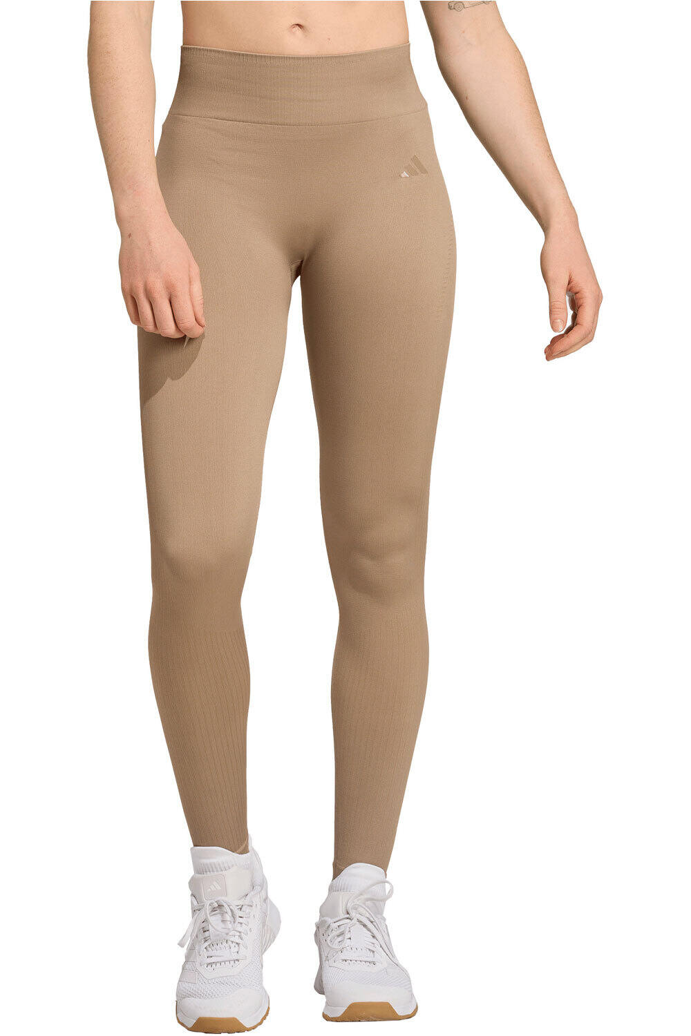 adidas pantalones y mallas largas fitness mujer WE KNIT 1/1 L vista frontal