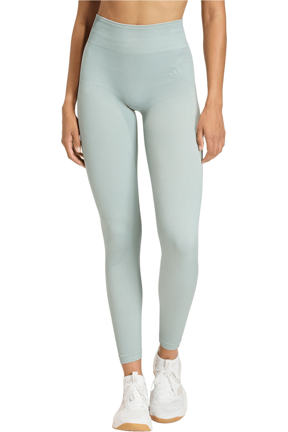 adidas pantalones y mallas largas fitness mujer WE KNIT 1/1 L vista frontal