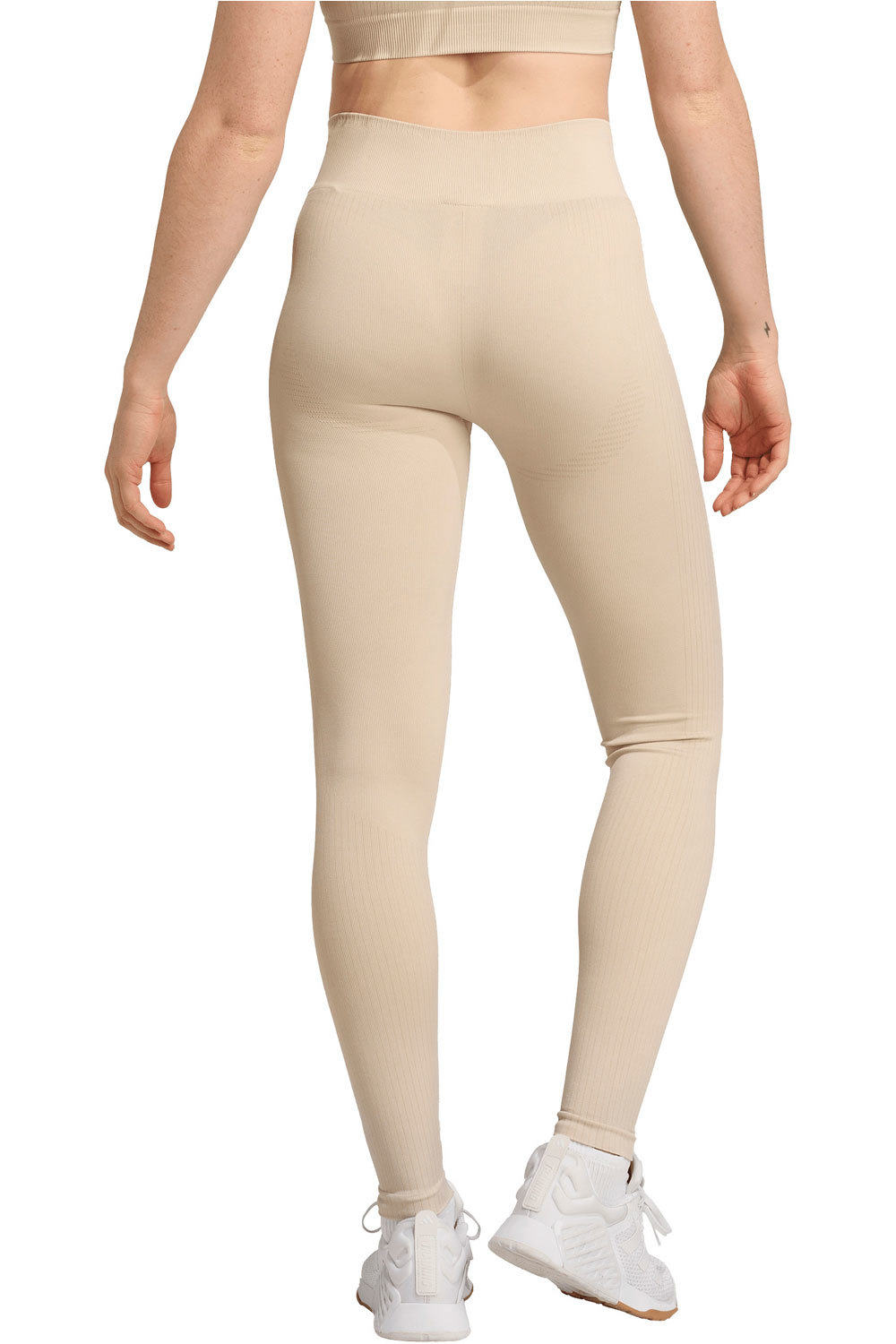 adidas pantalones y mallas largas fitness mujer WE KNIT 1/1 L vista trasera