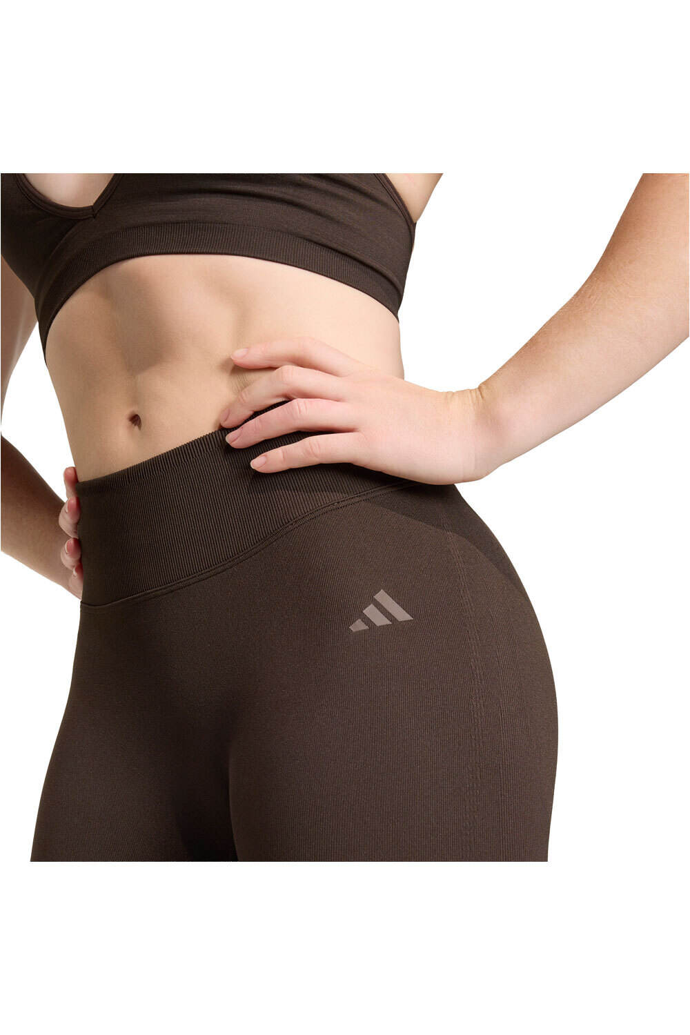 adidas pantalones y mallas largas fitness mujer WORKOUT ESSENTIALS KNIT SCRUNCH 03