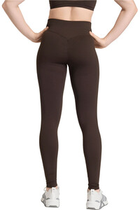 adidas pantalones y mallas largas fitness mujer WORKOUT ESSENTIALS KNIT SCRUNCH vista trasera