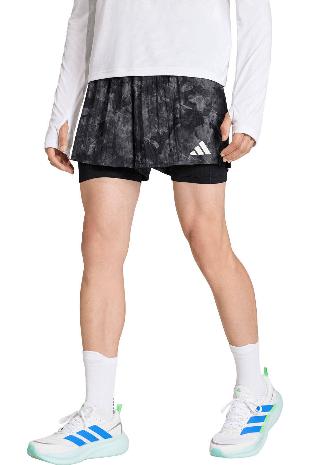 adidas pantaloneta técnica hombre ADI365 SPRAY DYE 2IN1 vista frontal