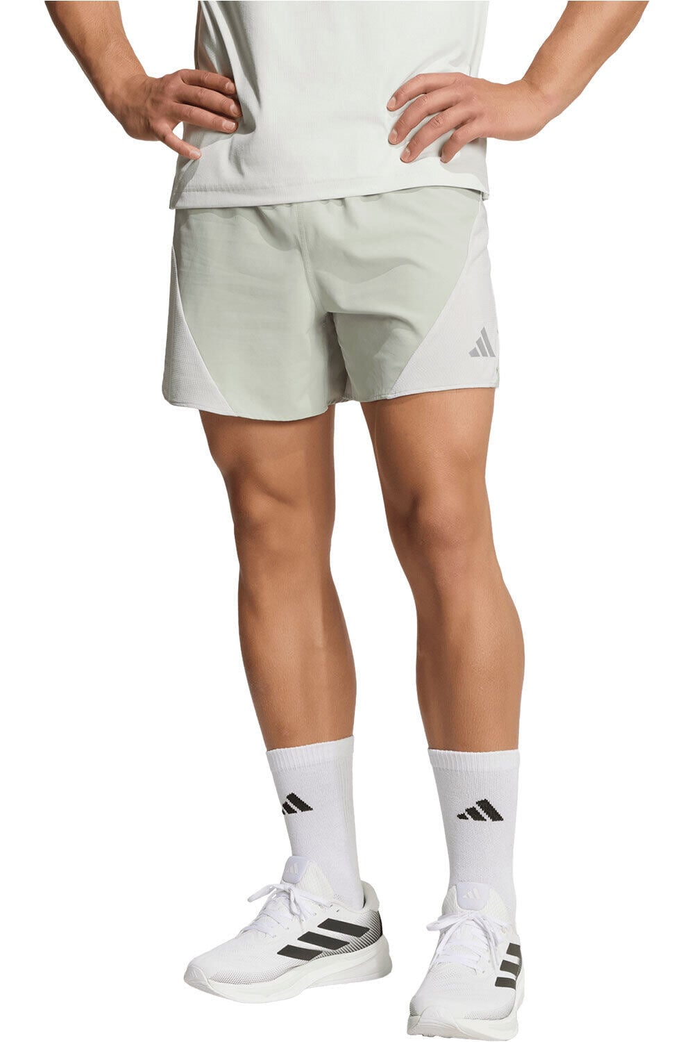 adidas pantaloneta técnica hombre ADI365BREEZE vista frontal