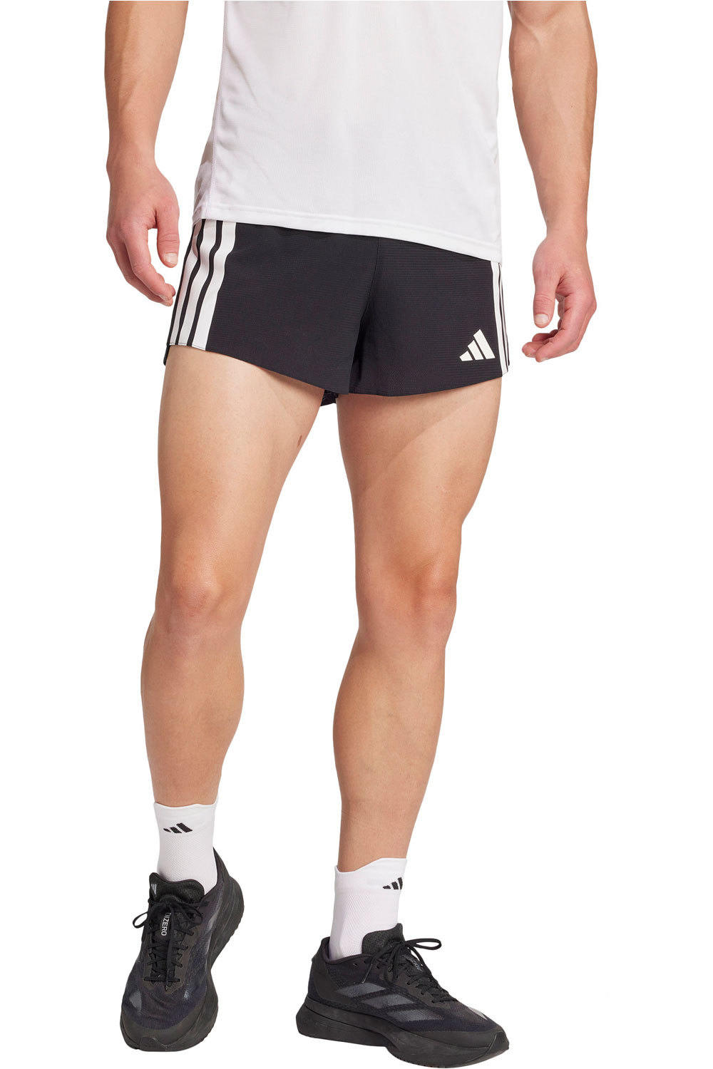 adidas pantaloneta técnica hombre ADIZERO GEL M 5 vista frontal
