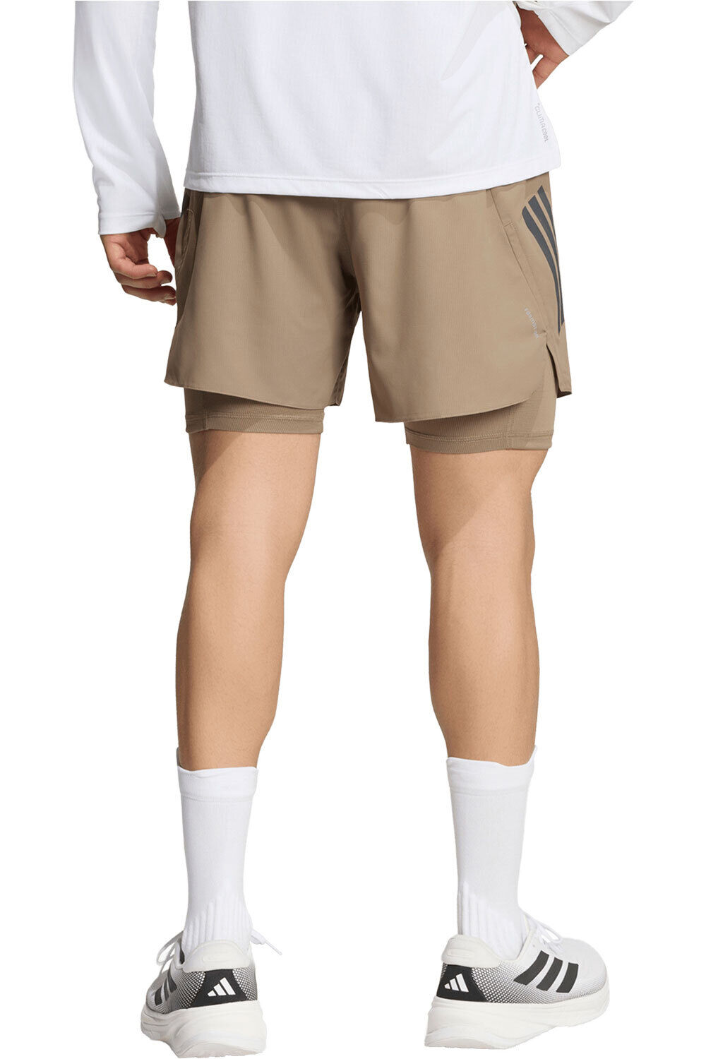 adidas pantaloneta técnica hombre FORMOTION 2 EN 1 vista trasera