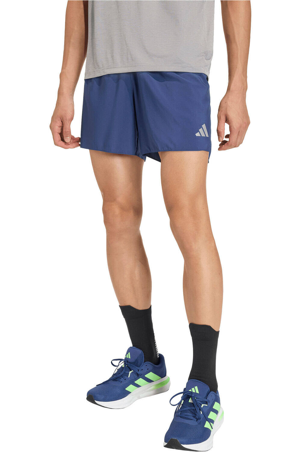 adidas pantaloneta técnica hombre Run Ess Shor M 5 vista frontal
