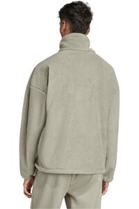 adidas polar hombre CITY TECH HIGH PILE FLEECE FULL-ZIP vista trasera